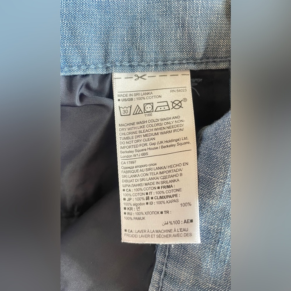 Banana Republic Blue Wide Leg Pants - Picture 6 of 11